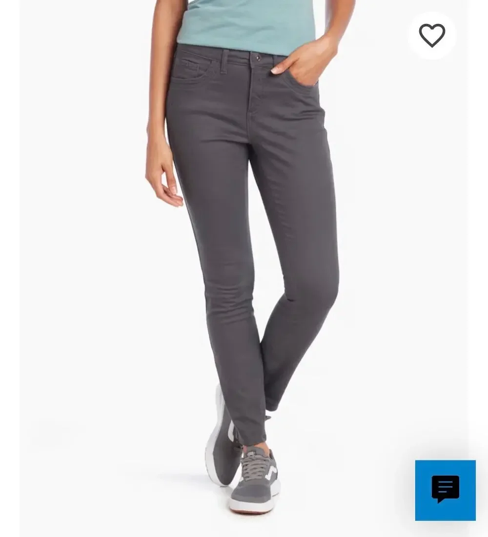 Kuhl Women’s KONTOUR™ SKINNY Size 8 Style 6373 Pavement Grey